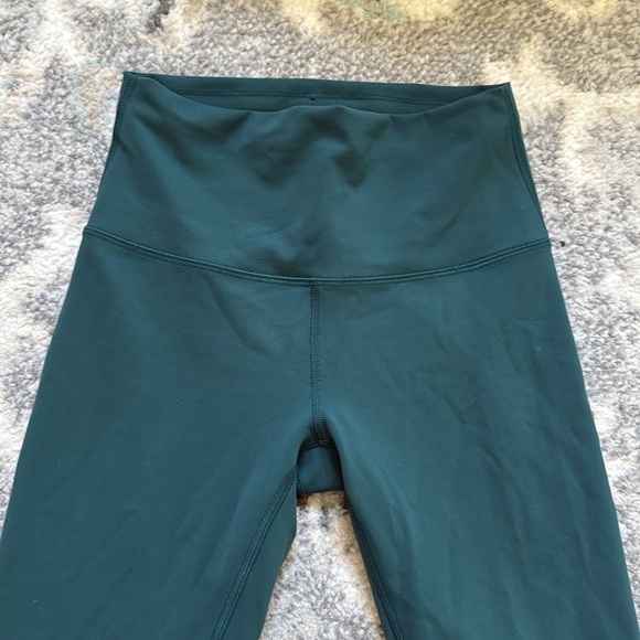 Lululemon Wunder Train High-Rise Crop 23" in Storm Teal - Picture 2 of 9